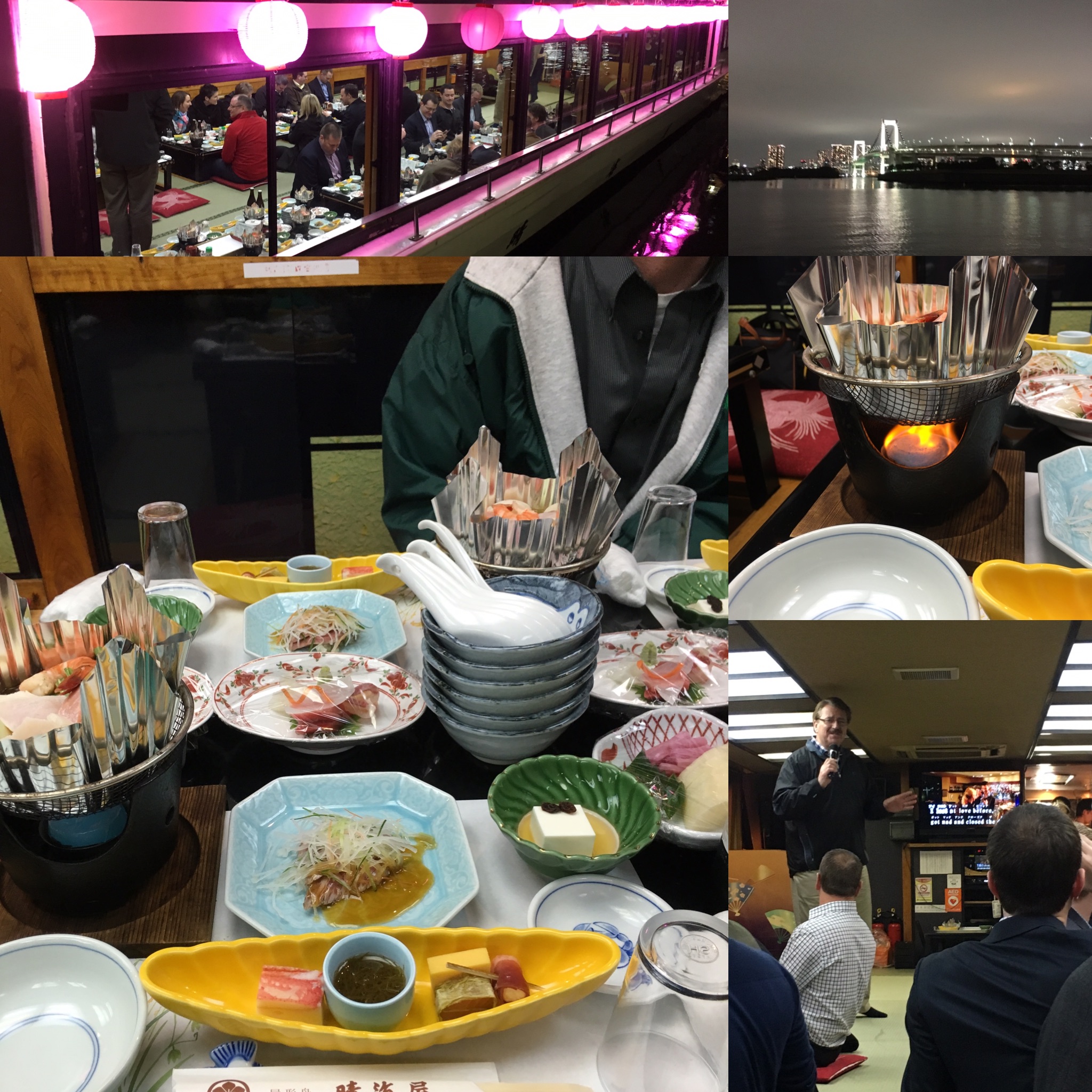 Images from the Yakatabune dinner cruise - complete with many options of Japanese cuisine and karaoke!